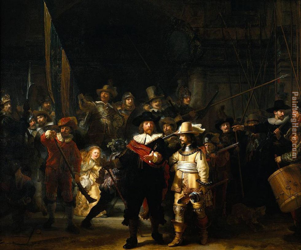rembrandt nightwatch painting painting - Rembrandt rembrandt nightwatch painting art painting